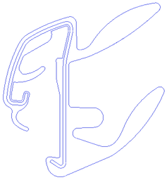 [68160-0K120-BN] W/S ASSY, FR DOOR GLASS, OUTER RH BK