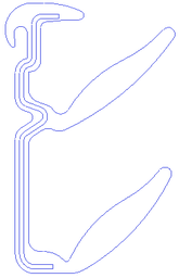 [68171-0K030-EX] WEATHERSTRIP FR DR GLASS INNER