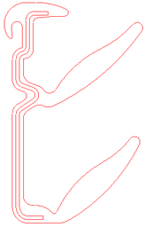 [68173-0K030] WEATHERSTRIP RR DR GLASS INNER R/L