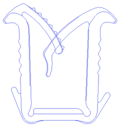 [83661-CFR] RUN, FRONT DOOR GLASS